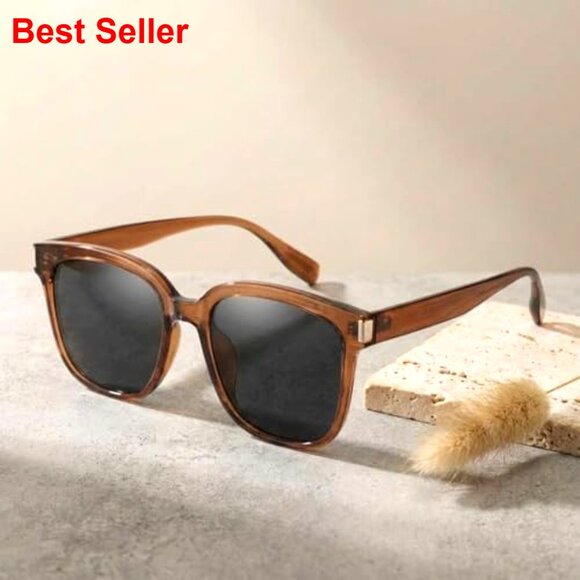 Polarized Square Sunglasses UV400 Protection Retro Style Unisex